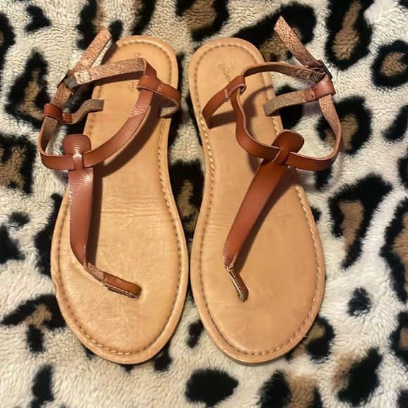 Shoes - universal thread brown sandals